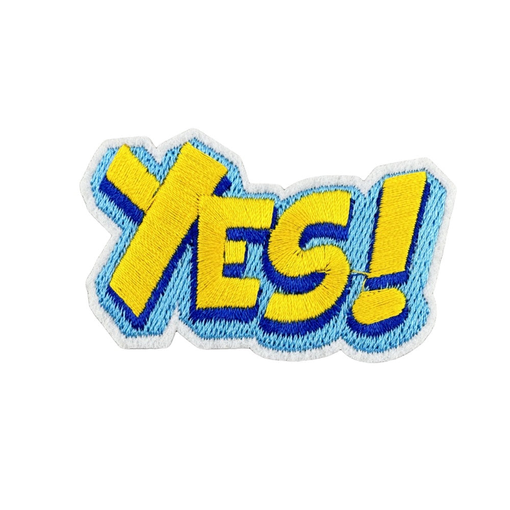Wholesale Funny English Word Polyester Embroidered Patch Trendy Fashion Accessory For Clothing Gift For DIY And Boutique Resale