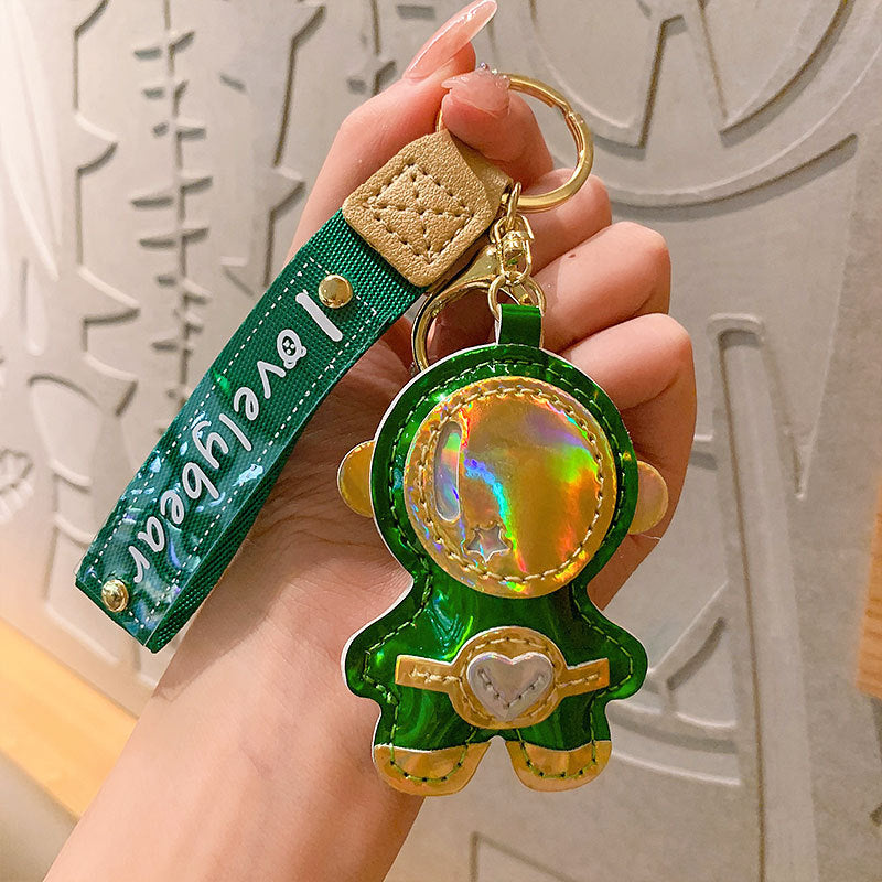 Wholesale Leather Cartoon Astronaut Keys