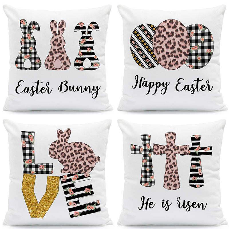 Wholesale Easter Plush Pillowcase Set of 4 Pieces