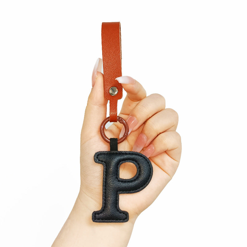 Wholesale Leather Keychains With English Letters