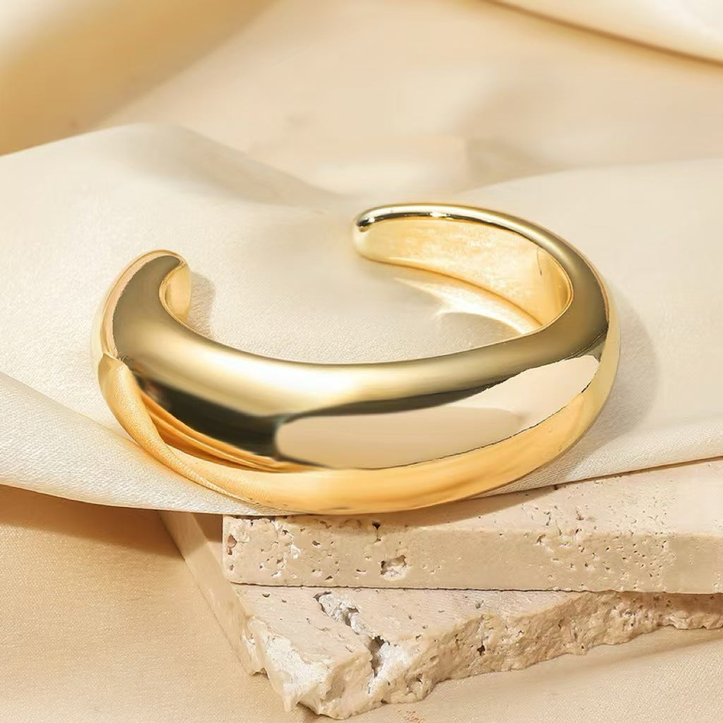 Wholesale Wave Shape Acrylic Open Bracelet