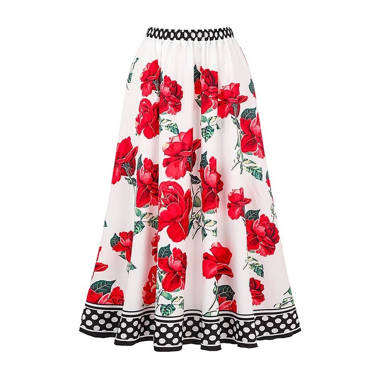 Wholesale Hot Spring Sexy One-piece Conservative Printed Swimsuit Wrap Skirt Suit