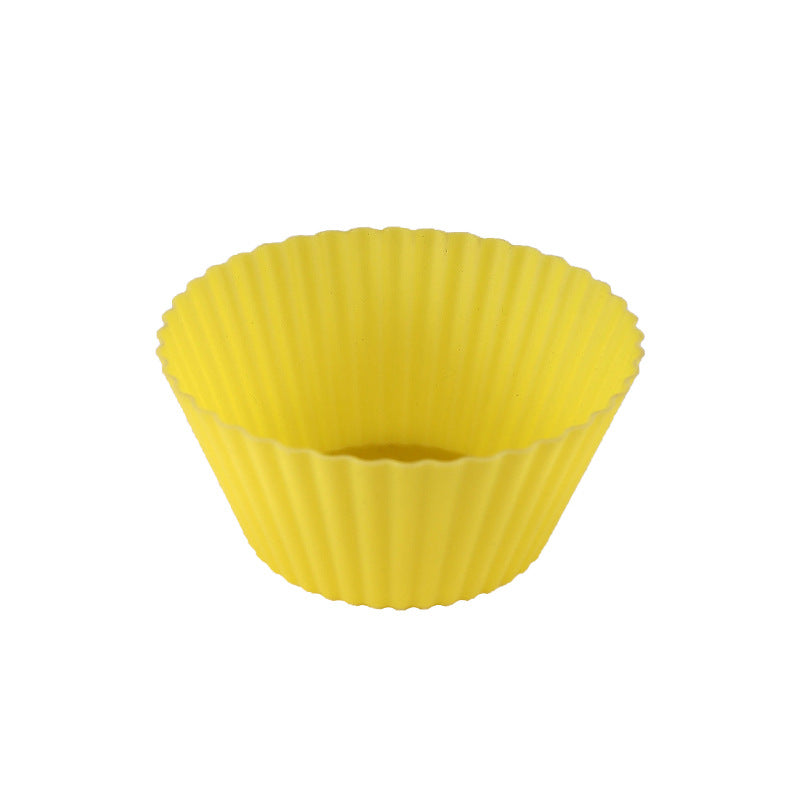 Wholesale Silicone Mold High Temperature Resistant Muffin Cup Candy Round Puff Baking Tool