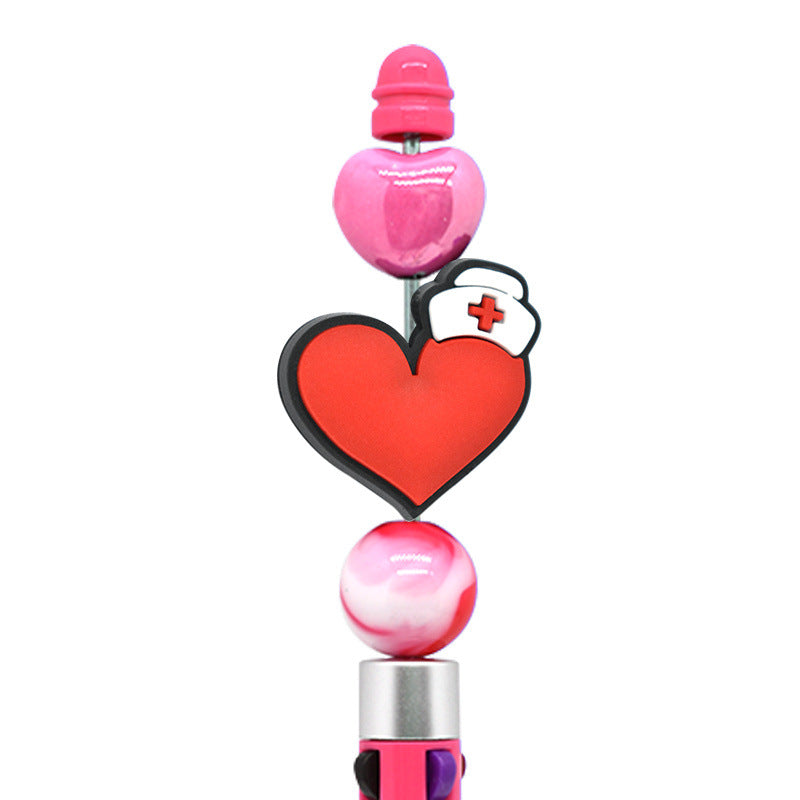 Wholesale Random 100pcs/pack  Medical Cartoon Beads Focal Beads