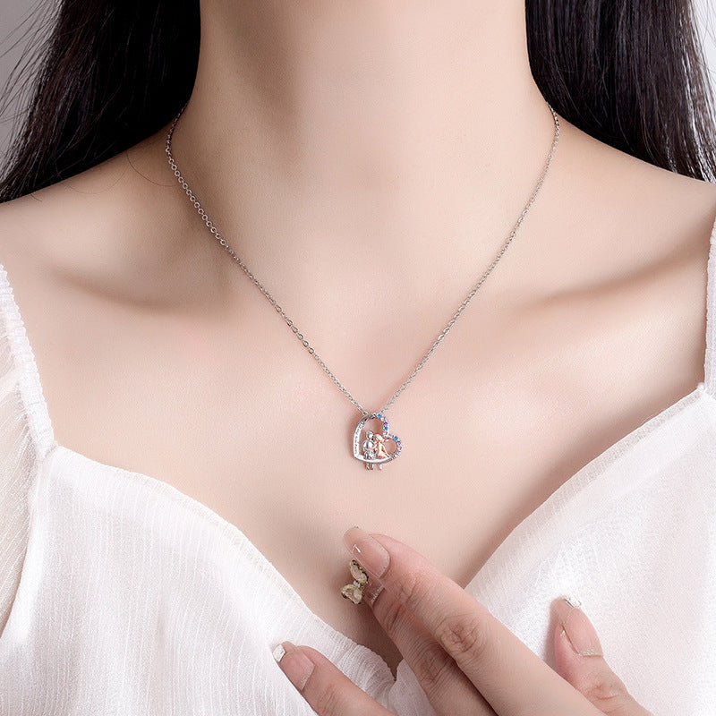 Wholesale Fashion Creative Love Exquisite Simple Necklace