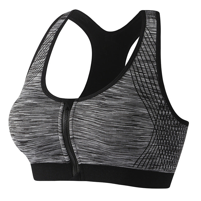 Wholesale Quick-drying Running Shockproof Zipper Yoga Vest