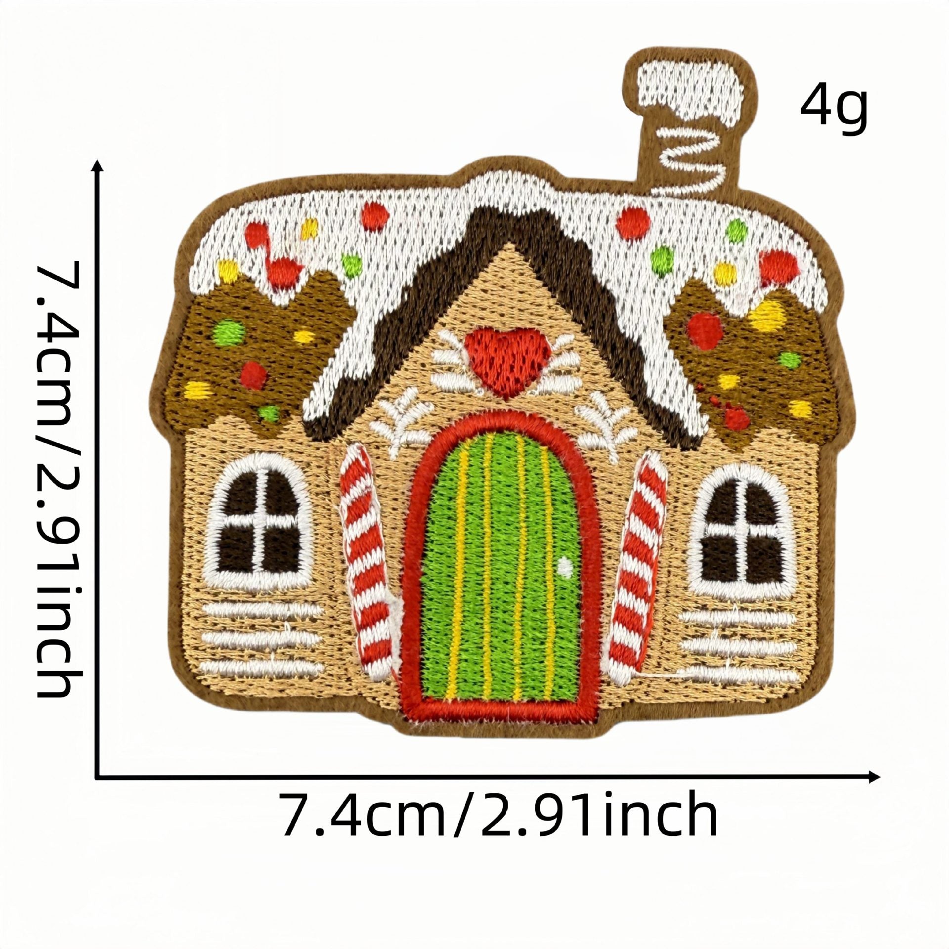 Wholesale Cartoon Christmas embroidery patch accessories ironing hot melt adhesive