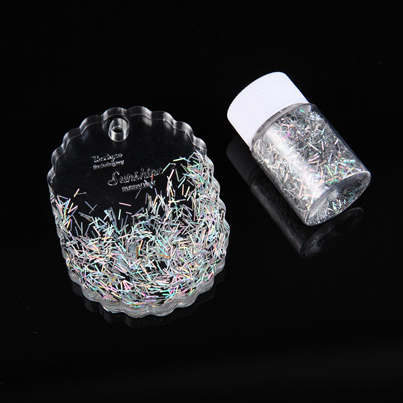 Wholesale Laser Gold, Silver Onion Strips, Nail Glitter, Silver Wire, Gold Wire DIY Handmade Materials, Drip Glue Decorative Fillers