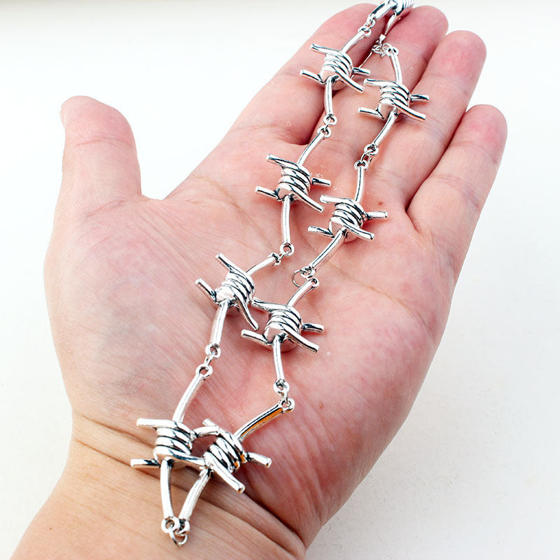 Wholesale Gothic witchcraft thorn choker pagan wizard punk necklace