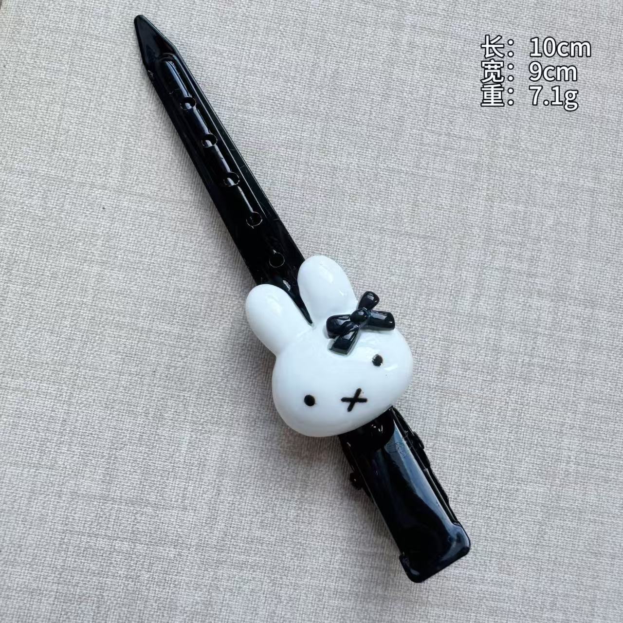 Wholesale Cute Bowknot Bunny Hairpin Side Clip Hair Scrunchies