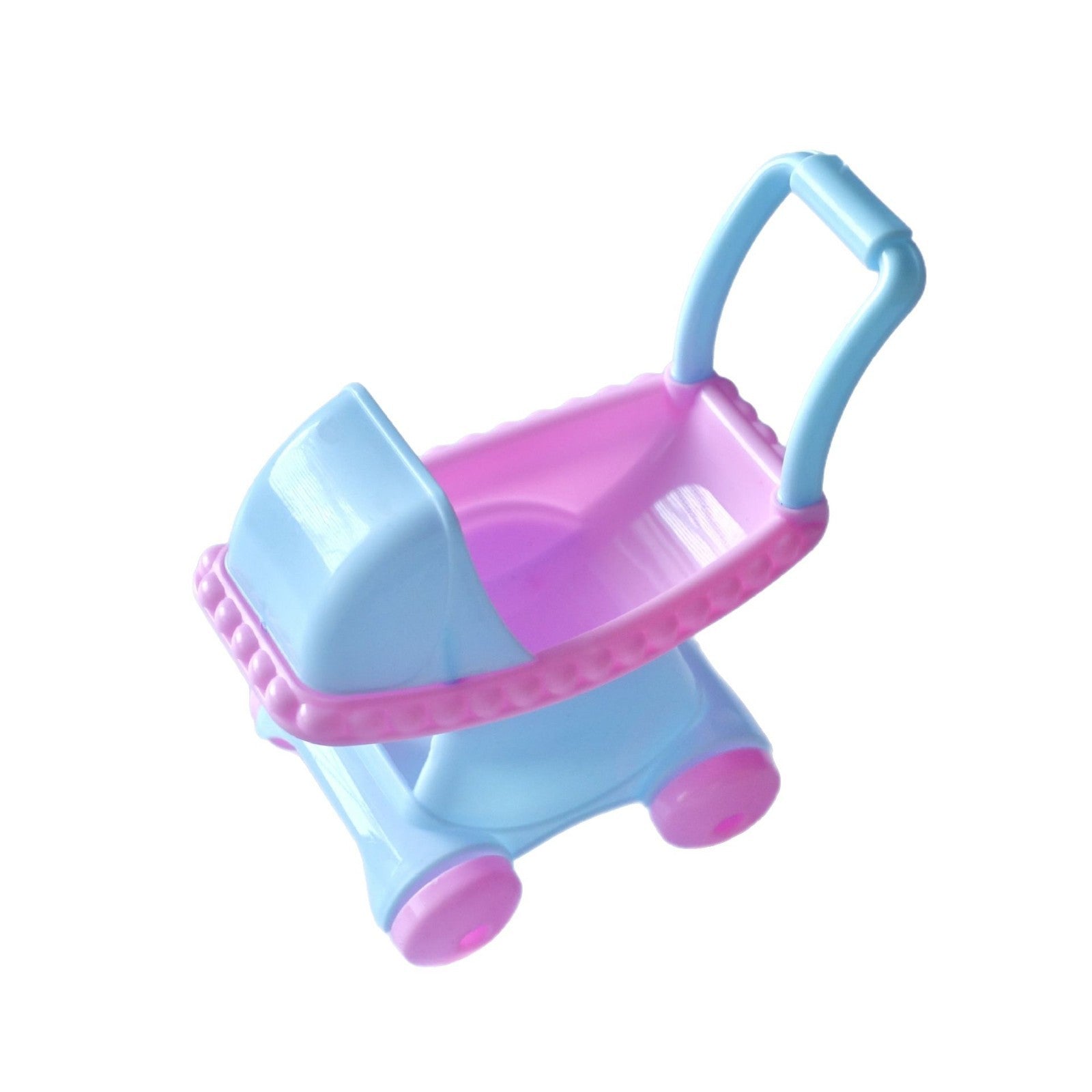 Wholesale 6pcs Mini Miniature Model Kidsren' s Baby Stroller Sleeping Car Play House Toy Accessories