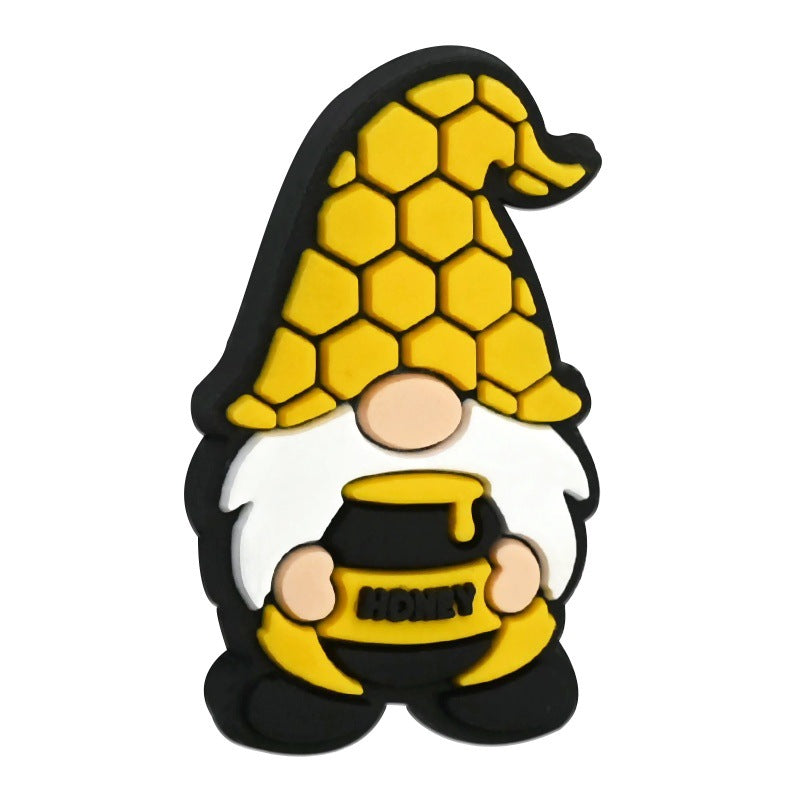 Wholesale Random 100pcs Color Cartoon Hat Small People Focal Beads