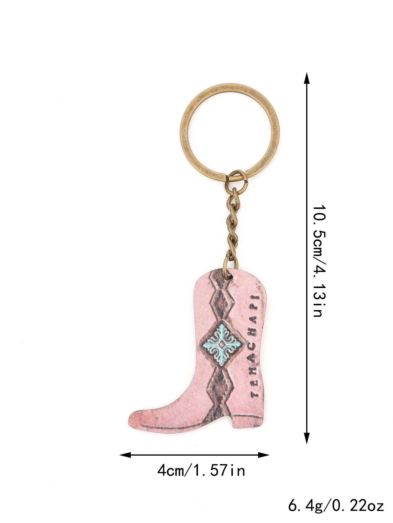 Wholesale Western Style Long Boot Keychains