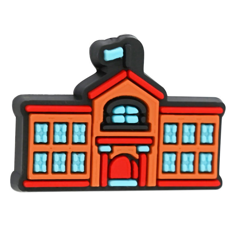 Wholesale Random 100pcs/pack  Back-to-School Series Student Stationery  Focal Beads