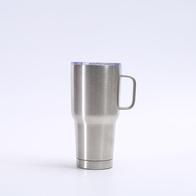 Wholesale Tumbler Stainless Steel Thermos Cup with Handle Portable Large Capacity Vacuum Ice Cup