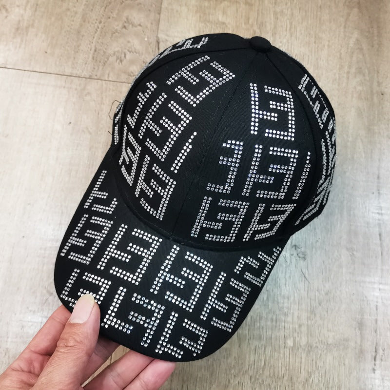Wholesale Rhinestone Letter Cotton Baseball Caps