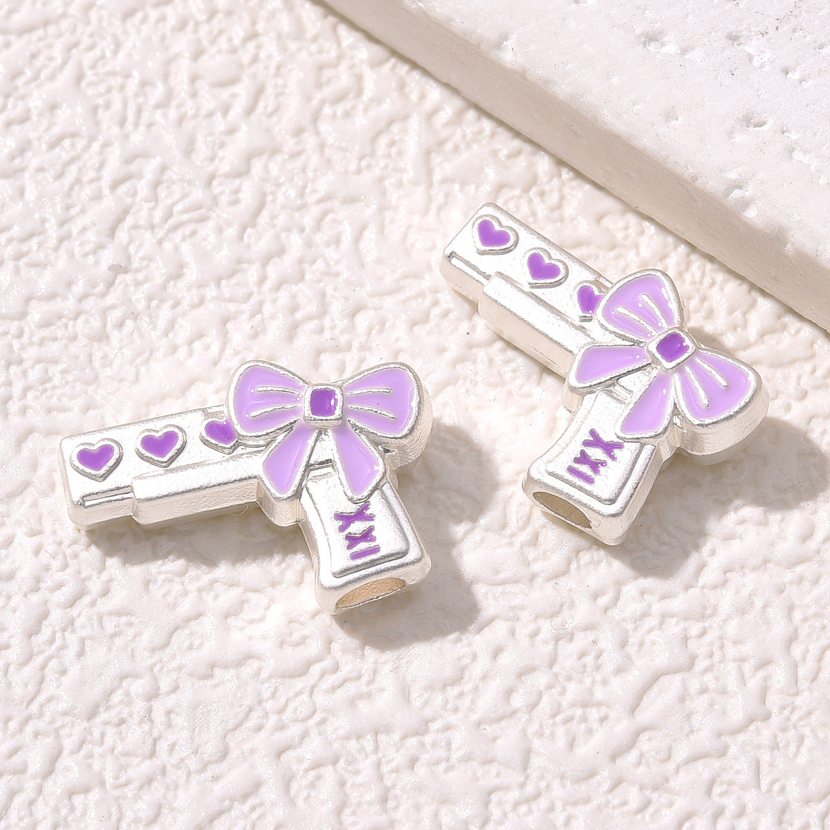 Wholesale 10PCS/PACK Alloy Fairy Rod Bow Beads