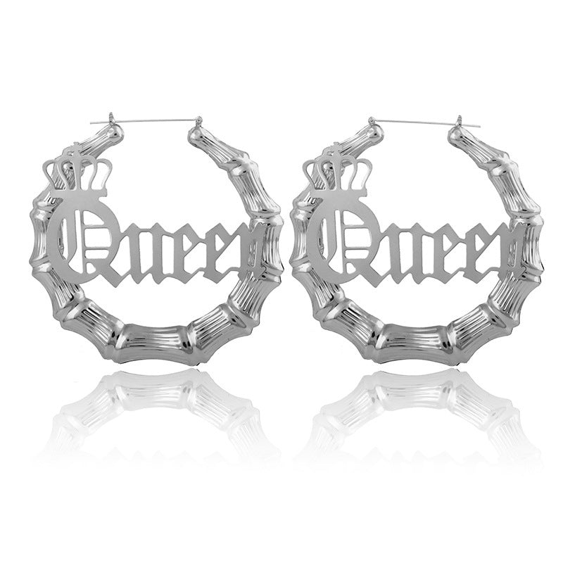 Punta de metal de metal redonda de Alphabet Queen de Alphabet Queen