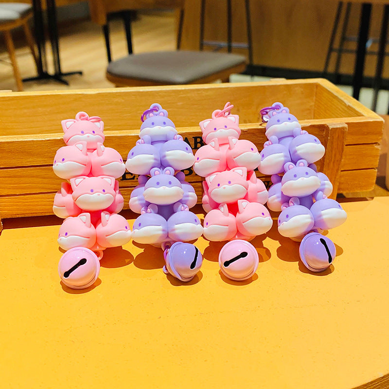 Wholesale Creative Cartoon Jenga Resin Keychain