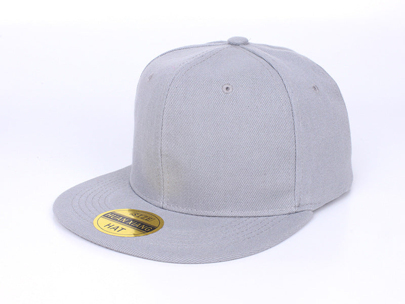 Wholesale solid color light board cap skateboard flat cap dead fly hip-hop blank baseball hat