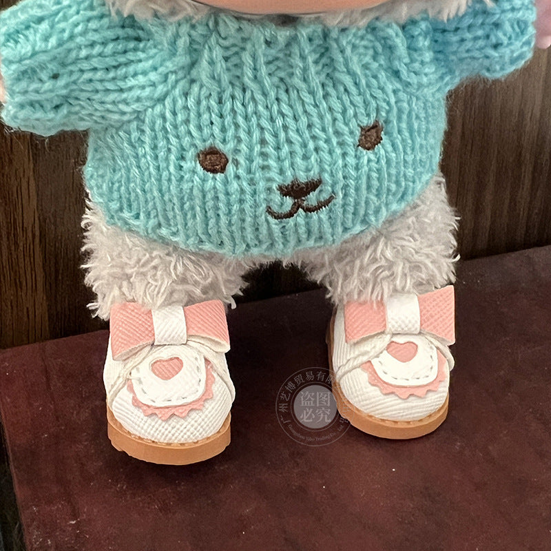 Wholesale 17cm Rag Doll Cotton Princess Shoes 8 Shoes Bjd Doll Accessories