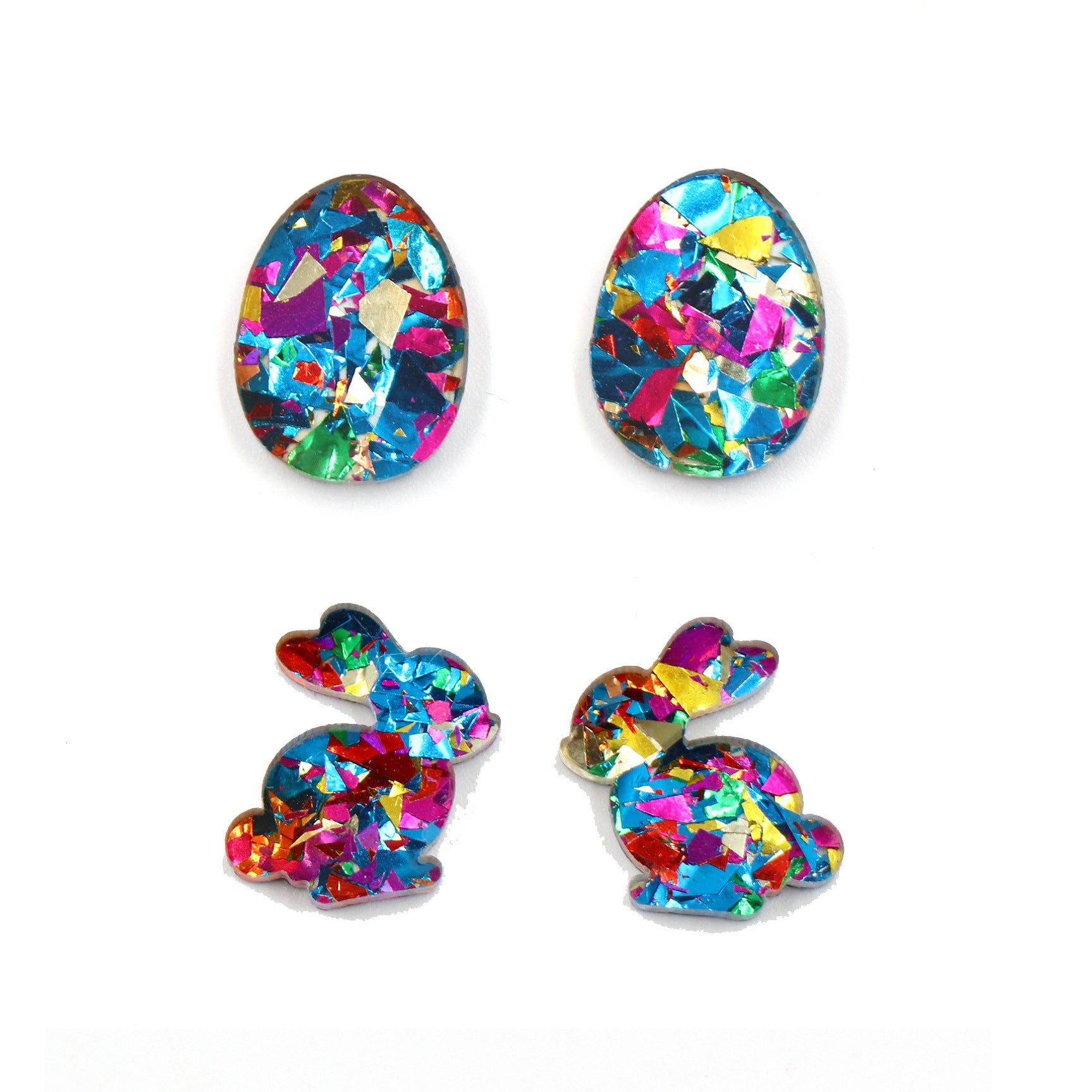 Wholesale Summer New Easter Egg Bunny Cute Cartoon Earrings