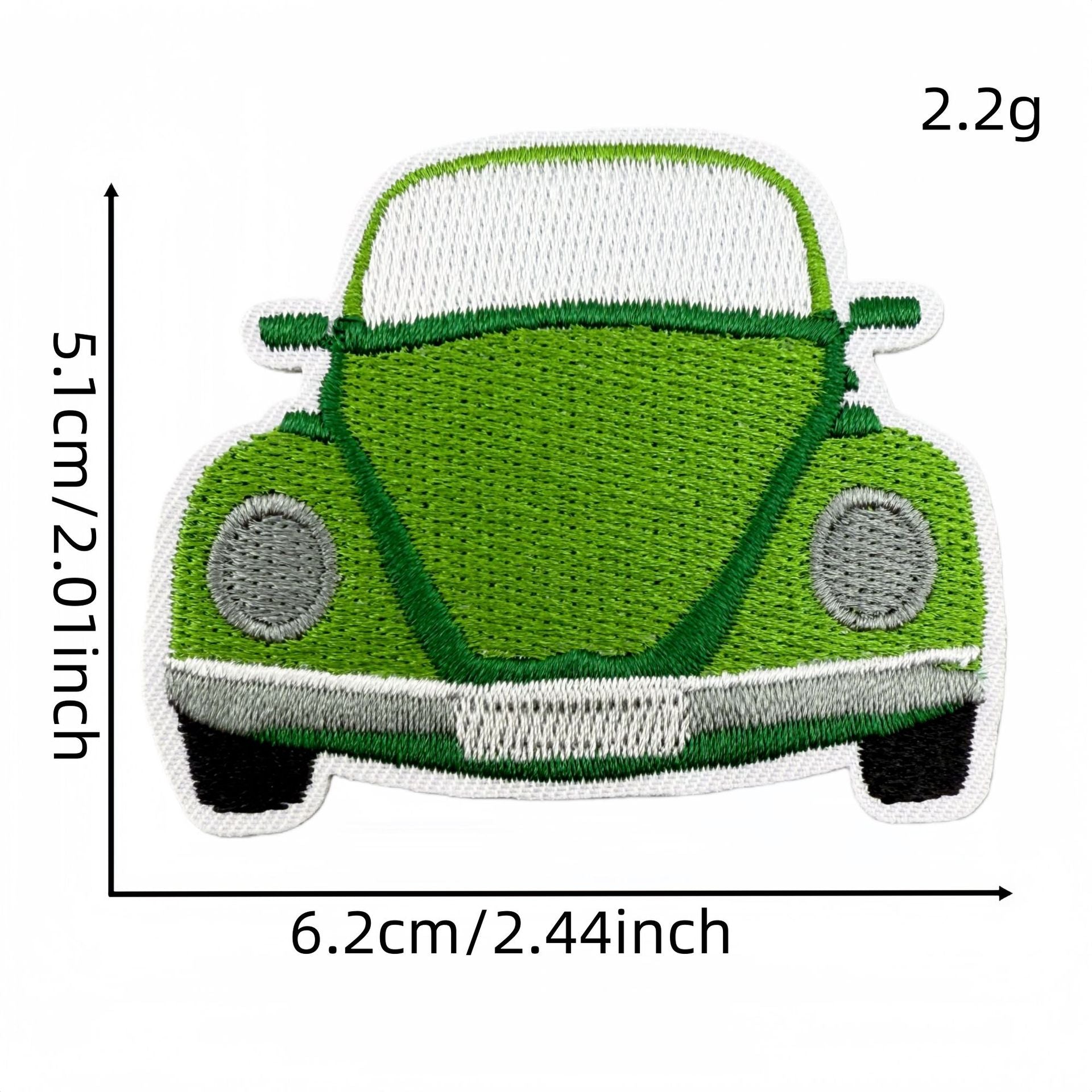 Wholesale Forest Fairy Embroidered Patches Green Macaron Design Iron On Applique Fashion Decorative Gift