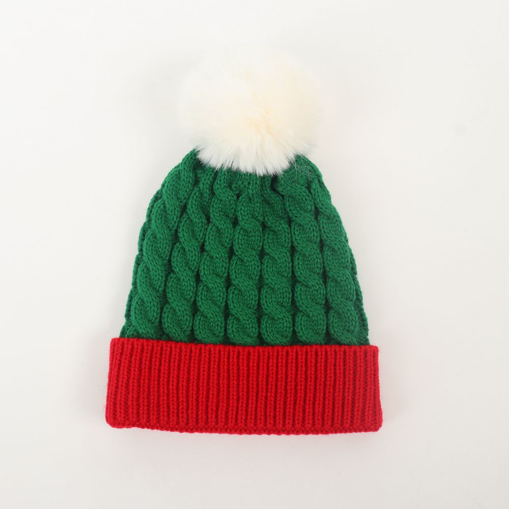 Wholesale Parent-child Christmas Hat Winter Woolen Hat Outdoor Warm Knitted Hat