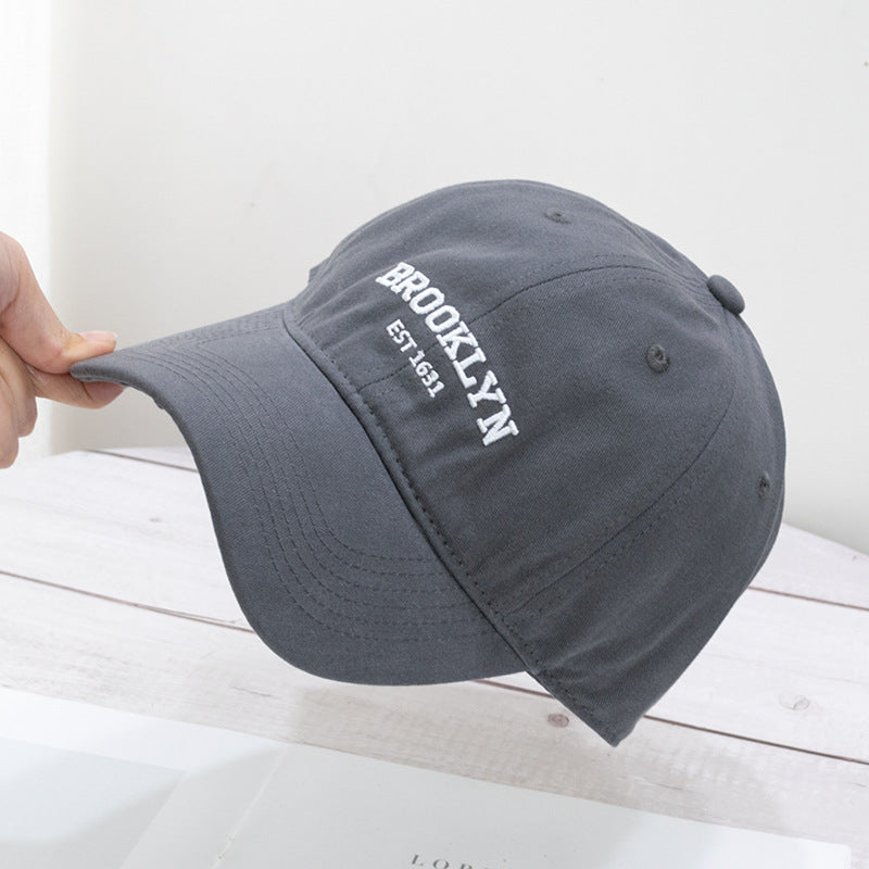 Wholesale Cotton Soft Top Vintage Embroidered Letters Baseball Cap