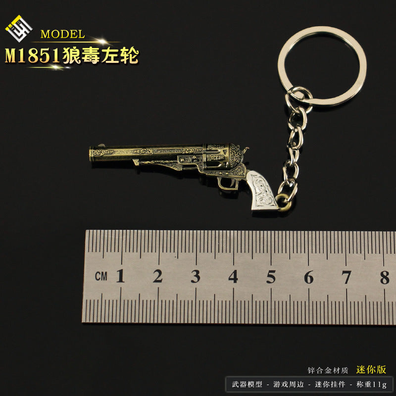 Wholesale Mini Pump Shotgun Sniper Rifle Alloy Model Keychain Pendant
