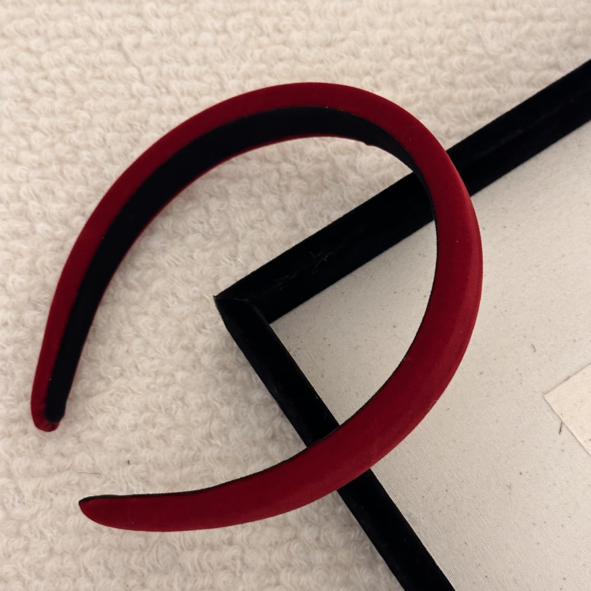 Wholesale Black velvet wide-brimmed headband French retro headband