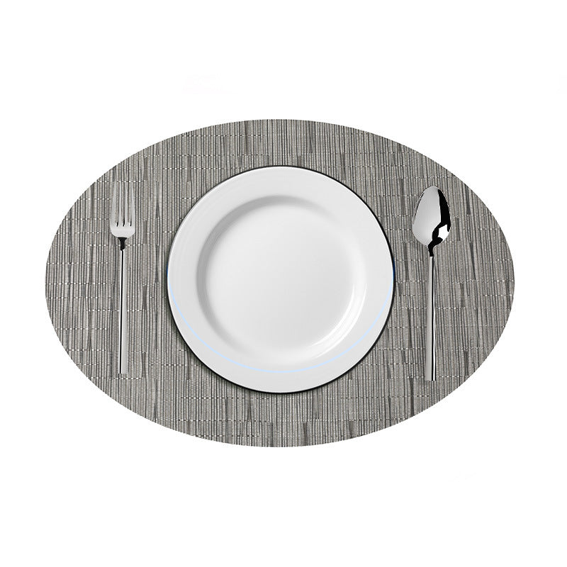 Wholesale Oval Placemat American Style PVC Western Placemat