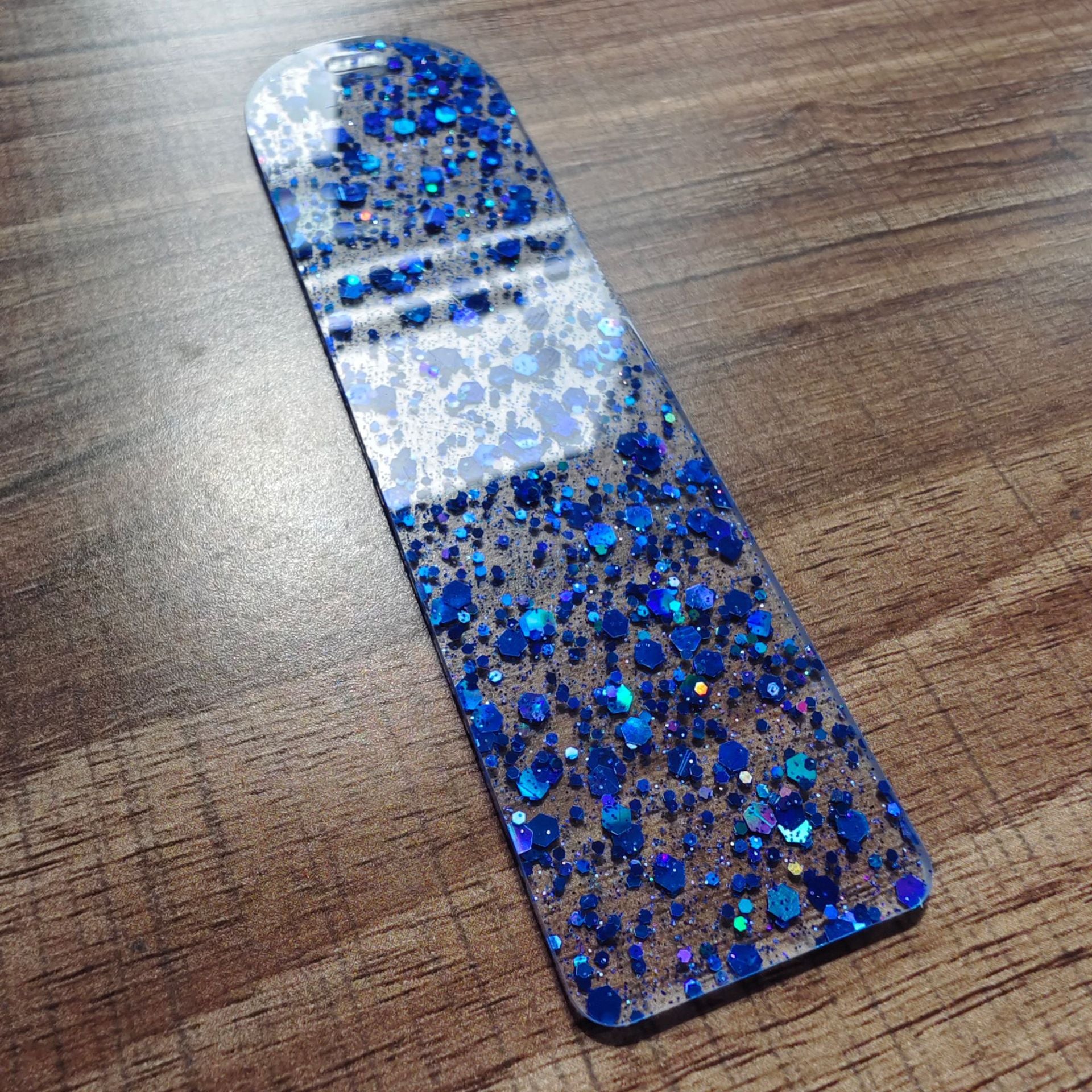 Wholesale 20pcs Blank Loose Powder Water Ripple Acrylic Sticker Sticker Bookmark DIY Pendant Ornament