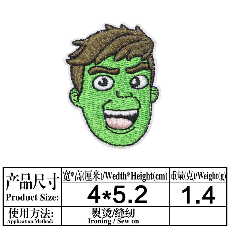 Wholesale Cartoon Embroidered Patches Set 20 Styles Twill Applique For Clothing Coat Bag Decor Boutique Resale Accessory OLY Exclusive