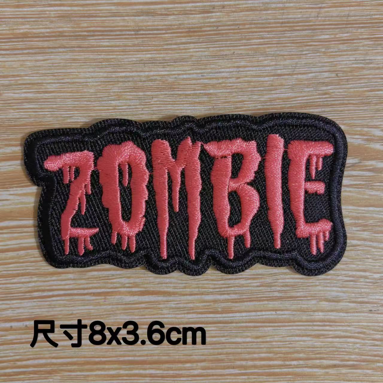 Wholesale 10pcs Colorful Clothes Patch Punk Badge Badge Badge Cloth Stickers DIY Stickers