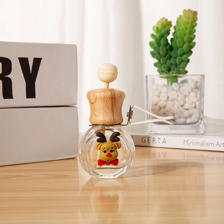 Wholesale Christmas Air Vent Perfume Bottle Car Pendant
