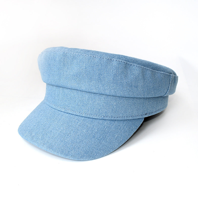 Wholesale Denim casual retro fashion versatile street simple painter hat