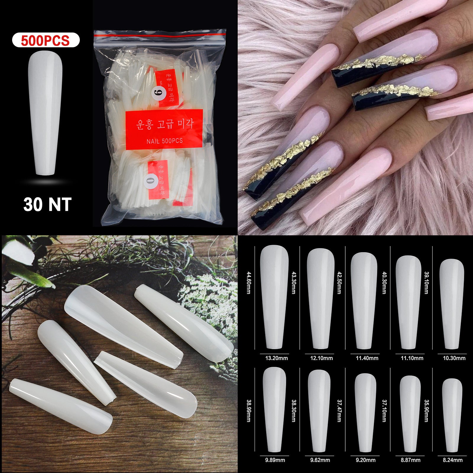Wholesale French Full Sticker Half Sticker Nail Art Chip