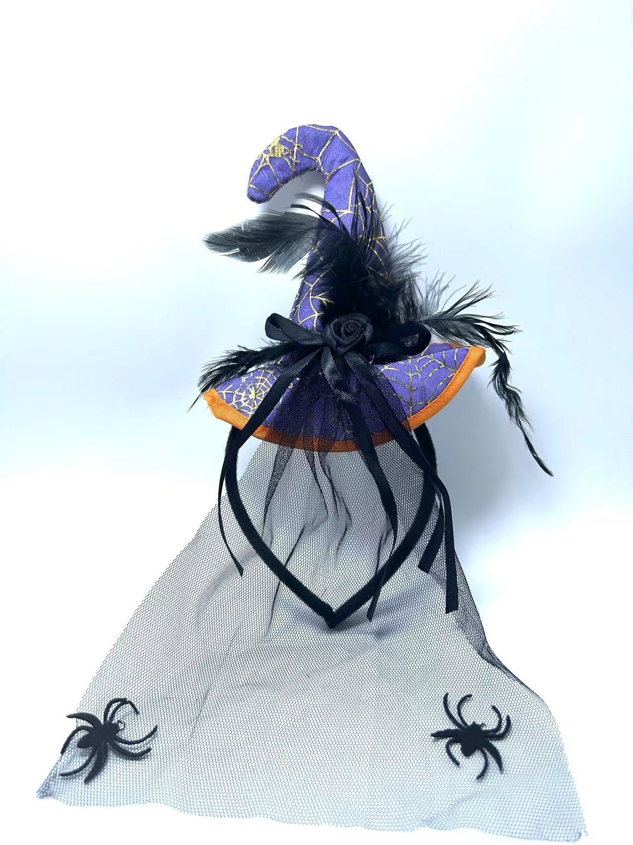 Wholesale  funny witch magic hat headband