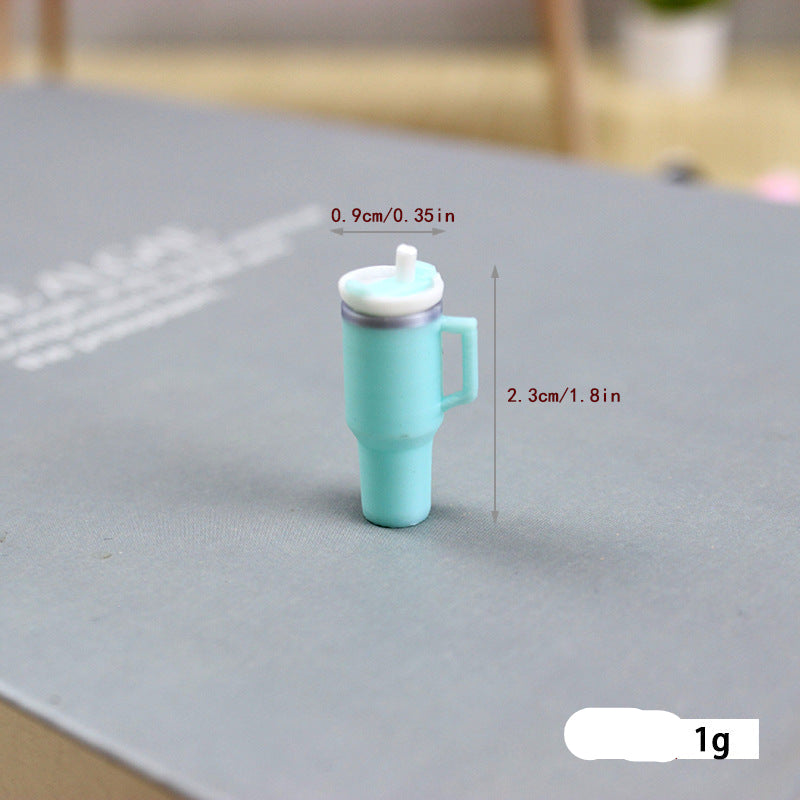 Wholesale Dollhouse  miniature scene ornaments straw cup