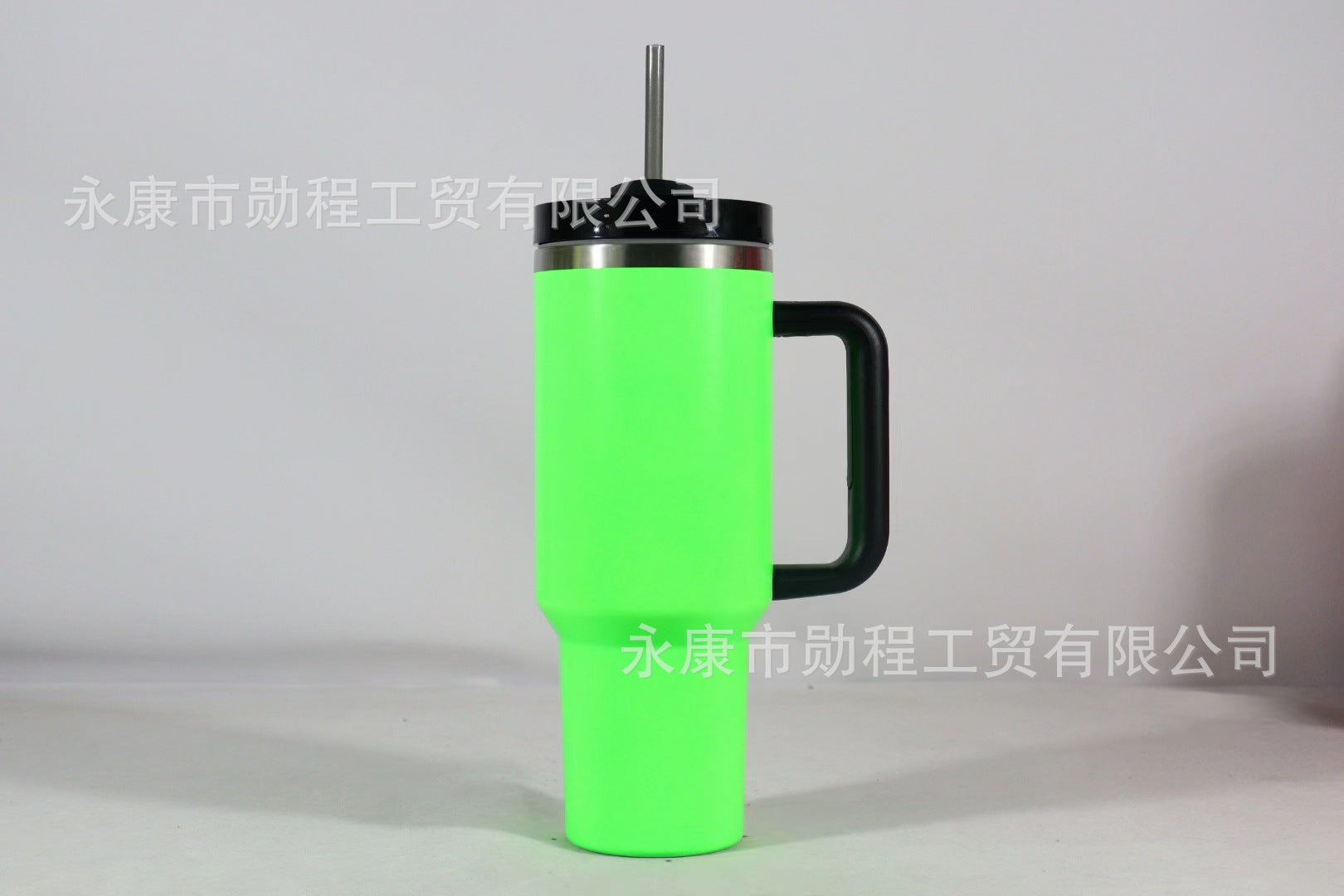 Wholesale Fluorescent Paint 40oz Stainless Steel Insulated Handle Ice Cup
