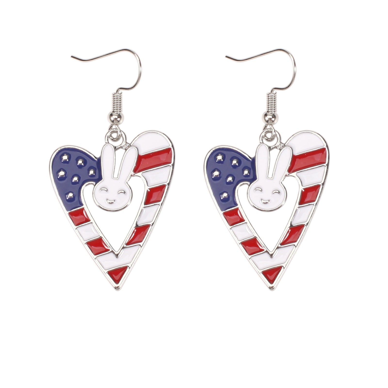 Wholesale Easter cartoon cute rabbit egg carrot earrings