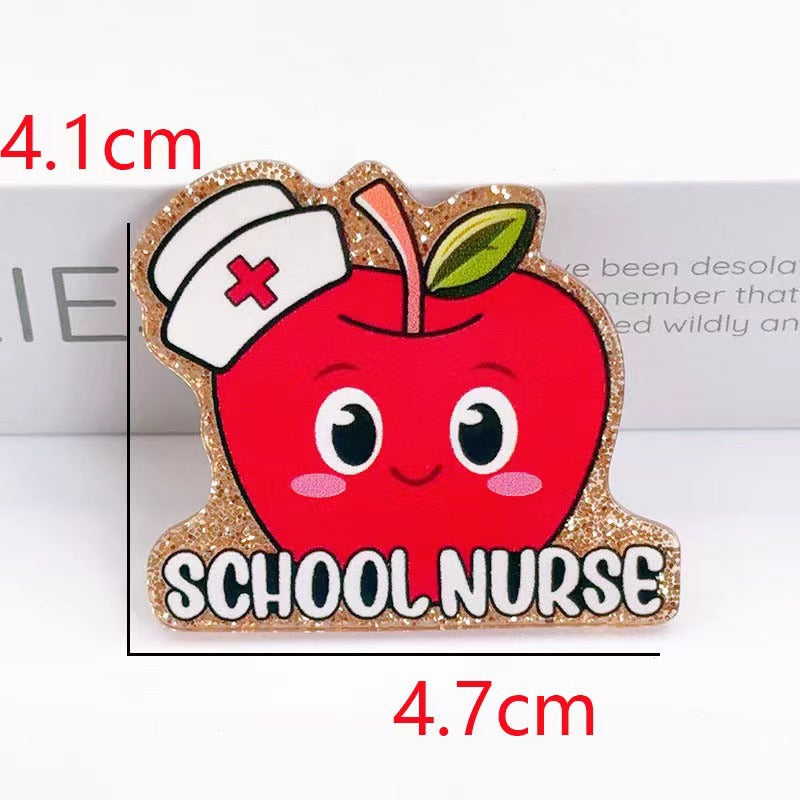 Wholesale 10pcs Cartoon Alphabet Acrylic Flatback