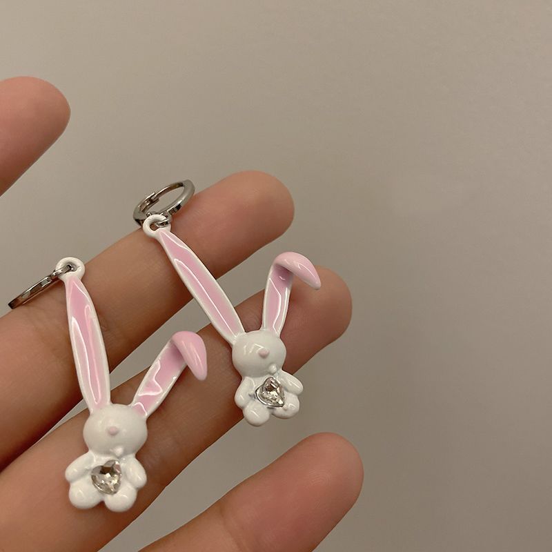 Wholesale Little rabbit Darling cute rabbit girls strange cute fashion small animals earrings