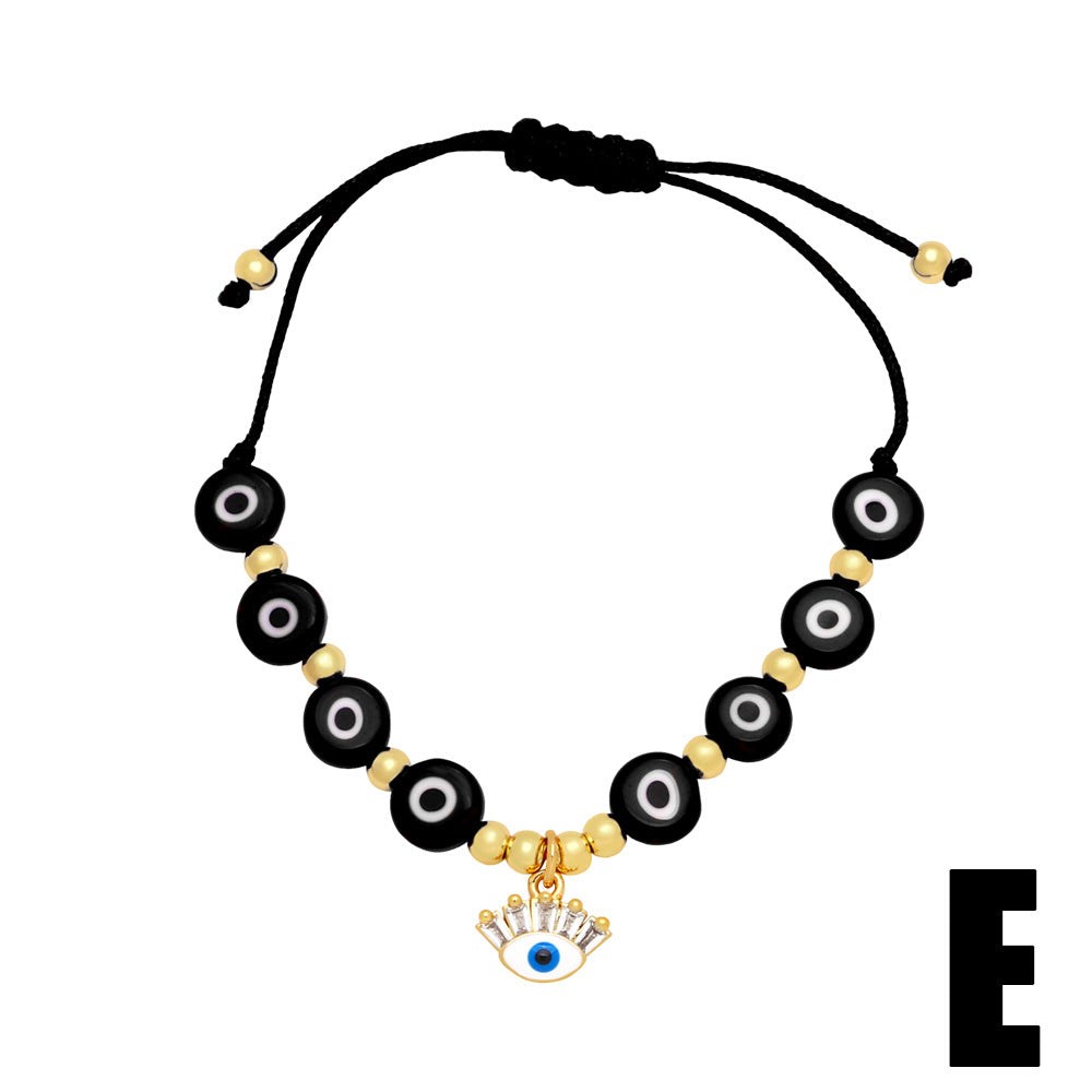 Wholesale Devil's Eye Copper Bracelet