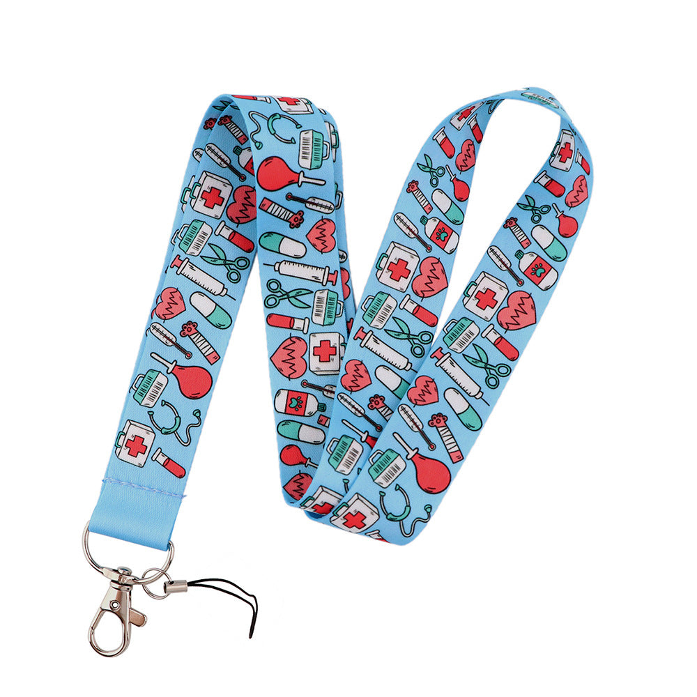 Wholesale Cartoon Doctor Series Phone Lanyard Keychains