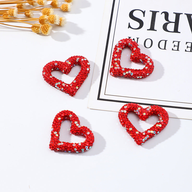 Wholesale 100PCS Valentine’s Day DIY Hollow Love Beads