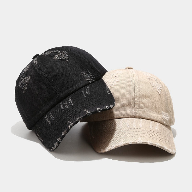 Wholesale Retro Washed Perforated Cotton Outdoor Casual Baseball Caps