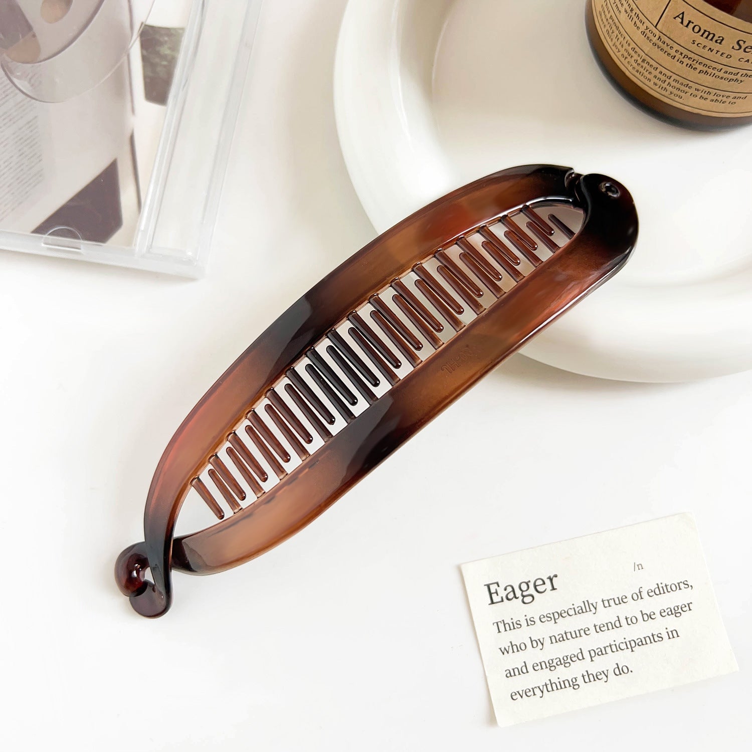 Wholesale Pearl Diamond Hairpin Broken Hair Black Paddle Clip Women's Hair Accessories