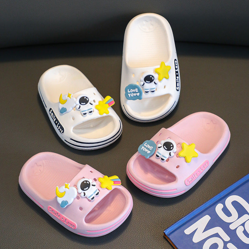 Wholesale Kids Indoor Non-slip Cool Slippers